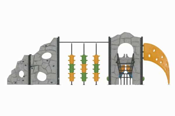 Boulderwand met glijbanen  (AS0929) - Afbeelding 2